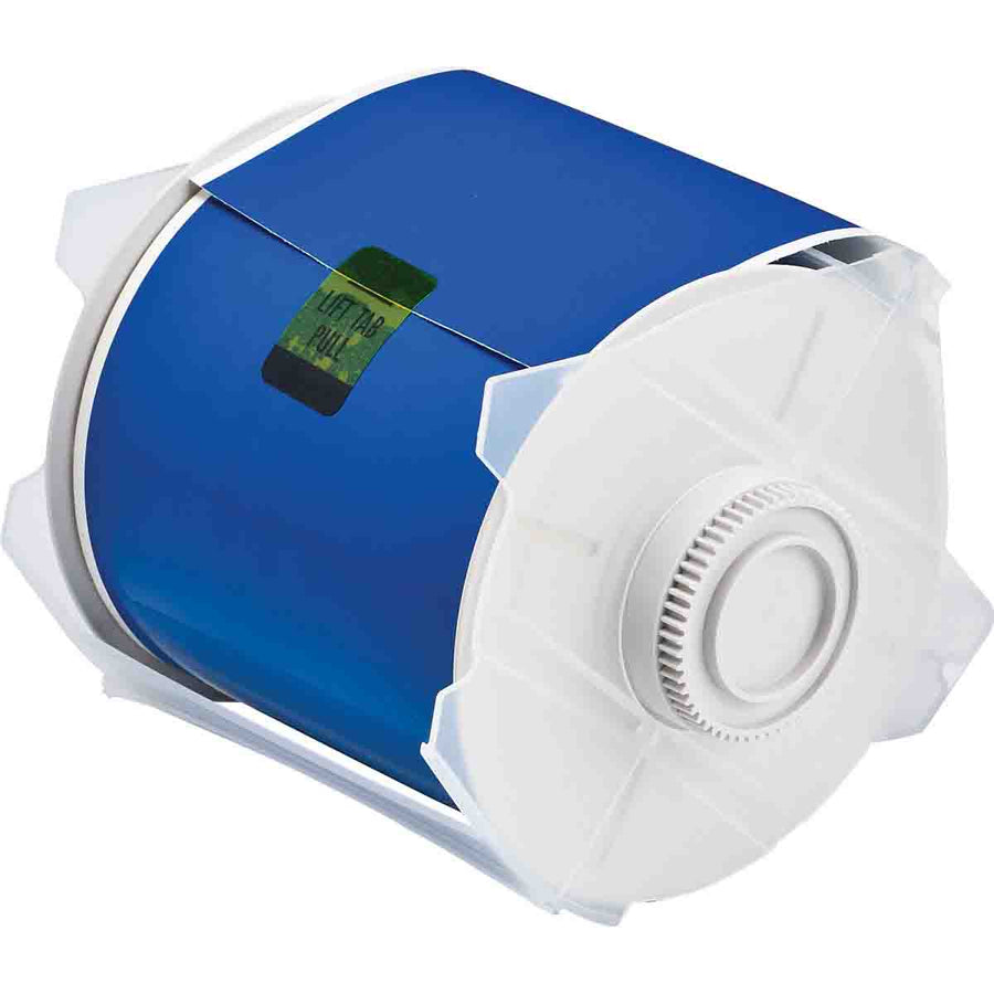 Brady 76627 GlobalMark Continuous High Performance Polyester Labels, Blue, 4 in x 100 ft MTESolutions
