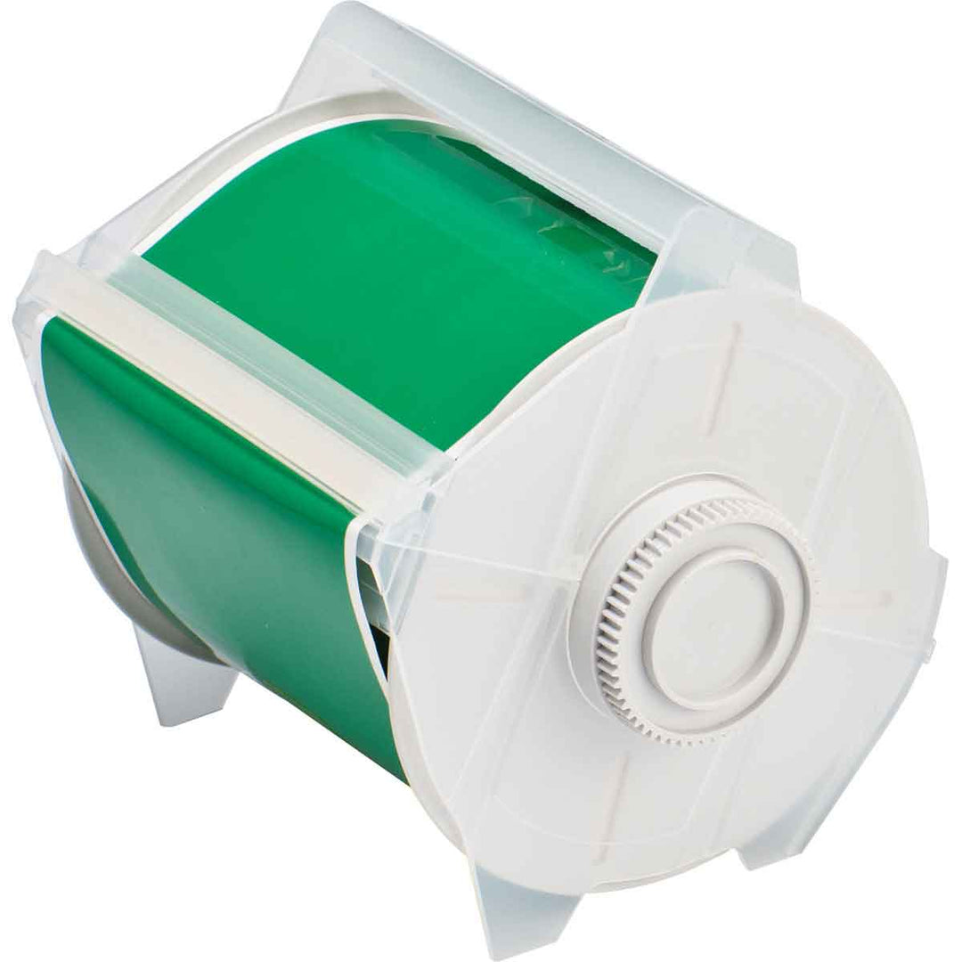 Brady 76639 GlobalMark Continuous High Performance Polyester Labels, Green, 4 in x 100 ft MTESolutions