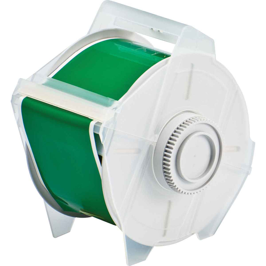 Brady 76640 GlobalMark Continuous High Performance Polyester Labels, Green, 2.25 in x 100 ft MTESolutions