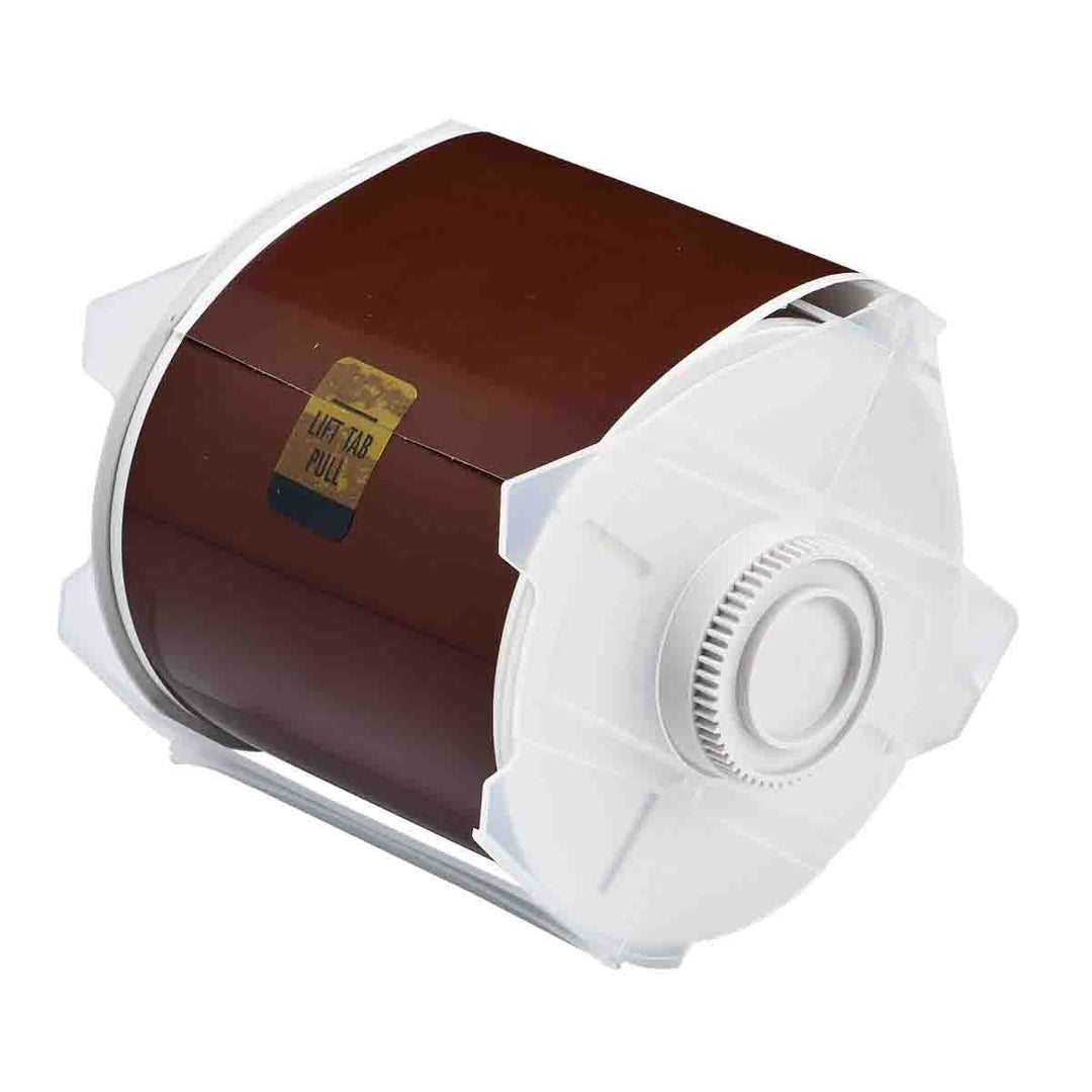 Brady 76643 GlobalMark Continuous High Performance Polyester Labels, Brown, 4 in x 100 ft MTESolutions
