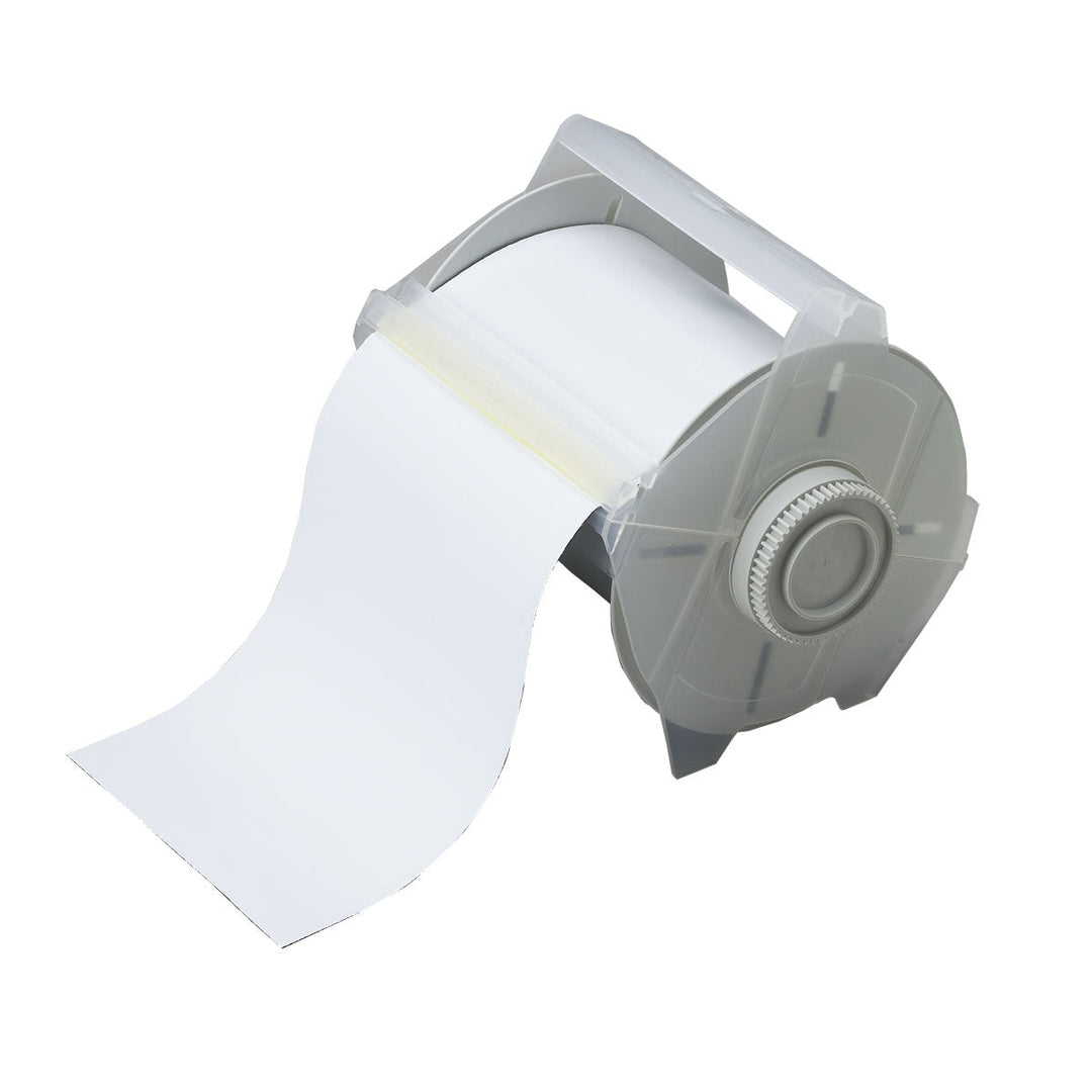 Brady 76686 Globalmark Magnetic Labels, White, 4.25 in x 25 ft MTESolutions
