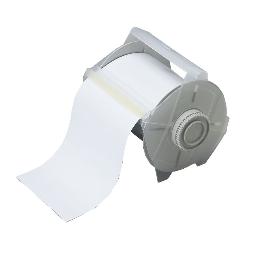 Brady 76686 Globalmark Magnetic Labels, White, 4.25 in x 25 ft MTESolutions