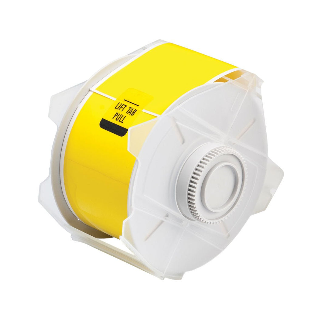 Brady 76695 Globalmark Cold Temperature Labels, Yellow, 2.25 in x 100 ft MTESolutions