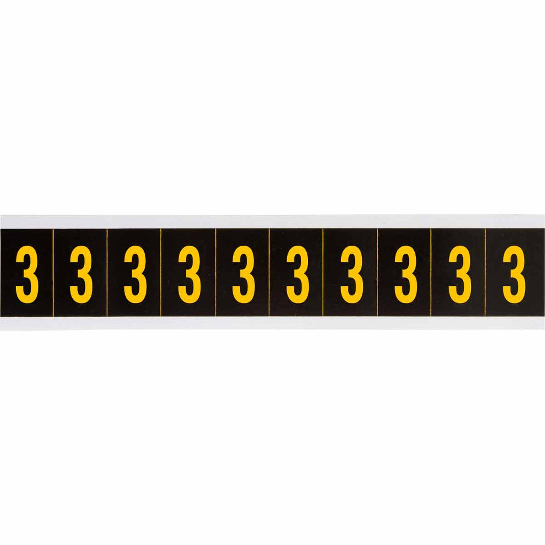 Brady 7897 - 3 APWA Outdoor Utility Numbers & Letters, 2 in, Number 3 MTESolutions