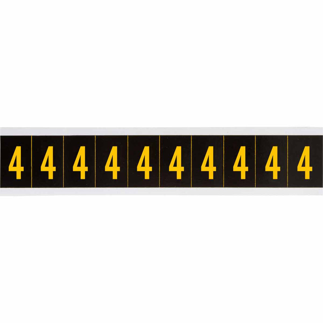 Brady 7897 - 4 APWA Outdoor Utility Numbers & Letters, 2 in, Number 4 MTESolutions
