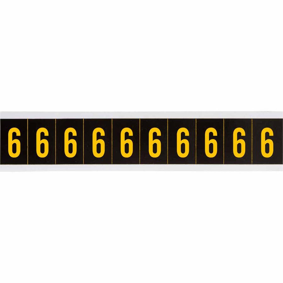 Brady 7897 - 6 APWA Outdoor Utility Numbers & Letters, 2 in, Number 6 MTESolutions