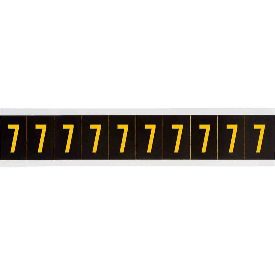 Brady 7897 - 7 APWA Outdoor Utility Numbers & Letters, 2 in, Number 7 MTESolutions