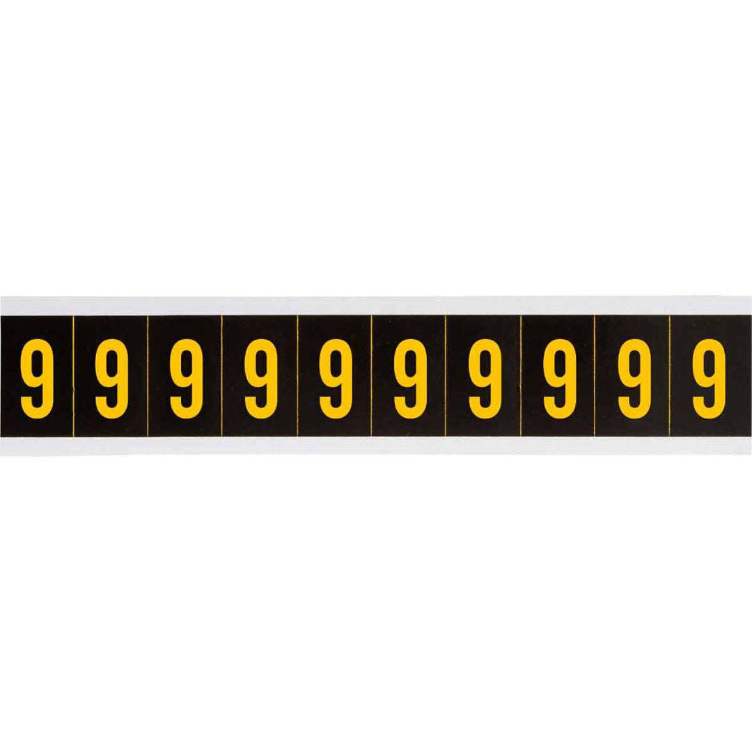 Brady 7897 - 9 APWA Outdoor Utility Numbers & Letters, 2 in, Number 9 MTESolutions