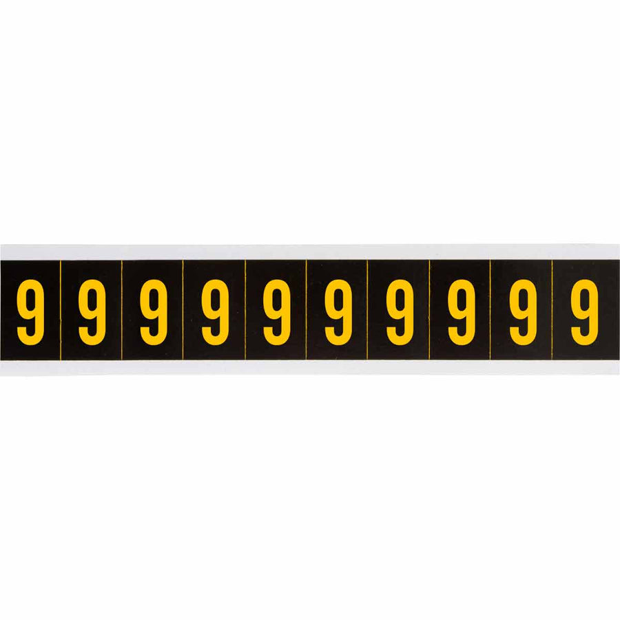 Brady 7897 - 9 APWA Outdoor Utility Numbers & Letters, 2 in, Number 9 MTESolutions