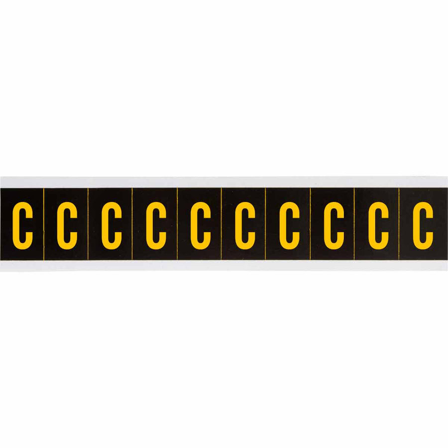 Brady 7897 - C APWA Outdoor Utility Numbers & Letters, 2 in, Letter C MTESolutions