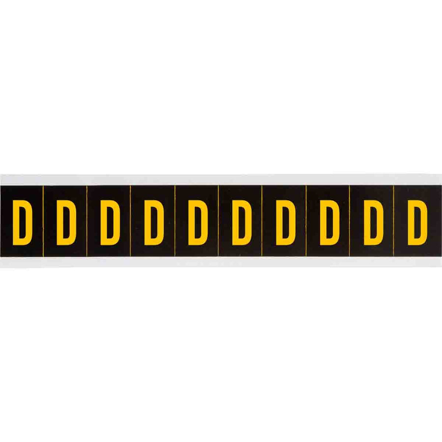 Brady 7897 - D APWA Outdoor Utility Numbers & Letters, 2 in, Letter D MTESolutions