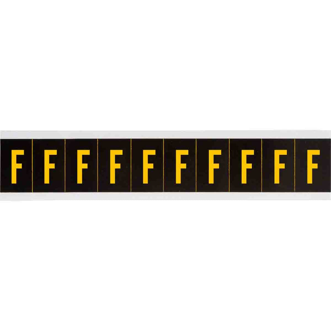 Brady 7897 - F APWA Outdoor Utility Numbers & Letters, 2 in, Letter F MTESolutions