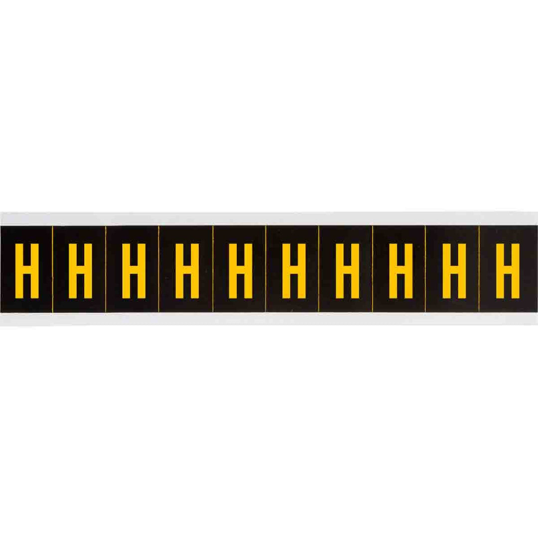 Brady 7897 - H APWA Outdoor Utility Numbers & Letters, 2 in, Letter H MTESolutions