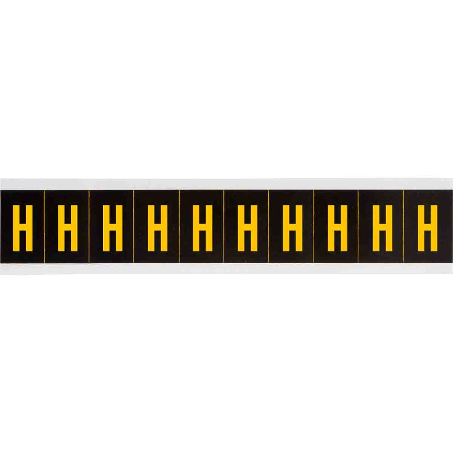 Brady 7897 - H APWA Outdoor Utility Numbers & Letters, 2 in, Letter H MTESolutions