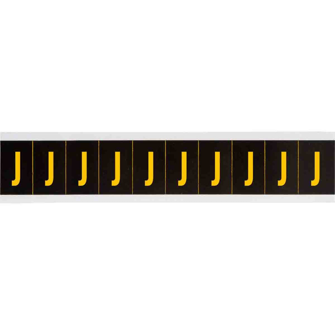 Brady 7897 - J APWA Outdoor Utility Numbers & Letters, 2 in, Letter J MTESolutions