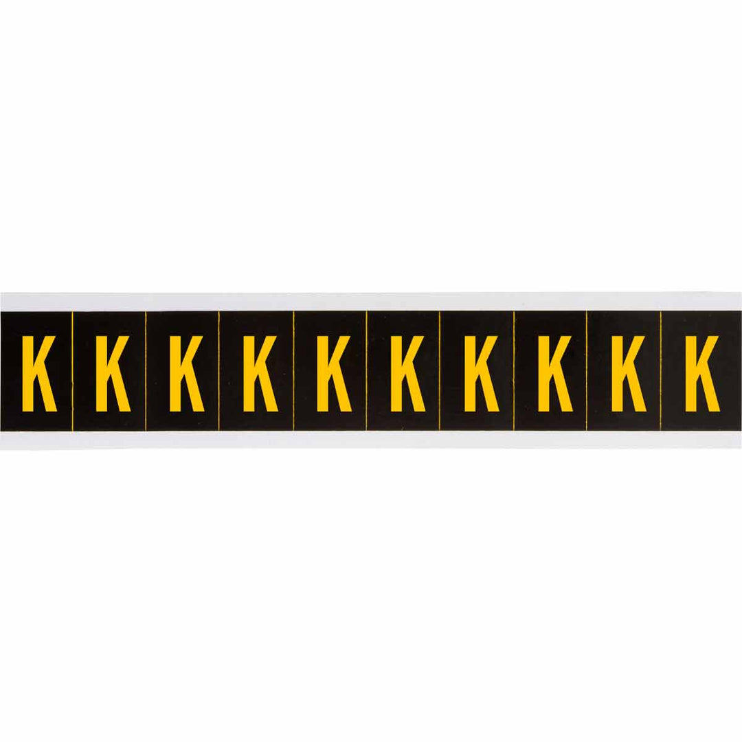 Brady 7897 - K APWA Outdoor Utility Numbers & Letters, 2 in, Letter K MTESolutions