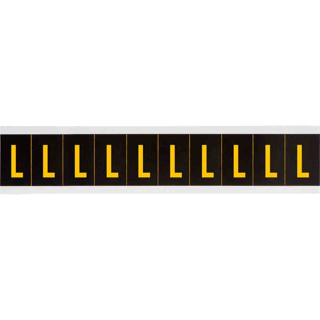Brady 7897 - L APWA Outdoor Utility Numbers & Letters, 2 in, Letter L MTESolutions
