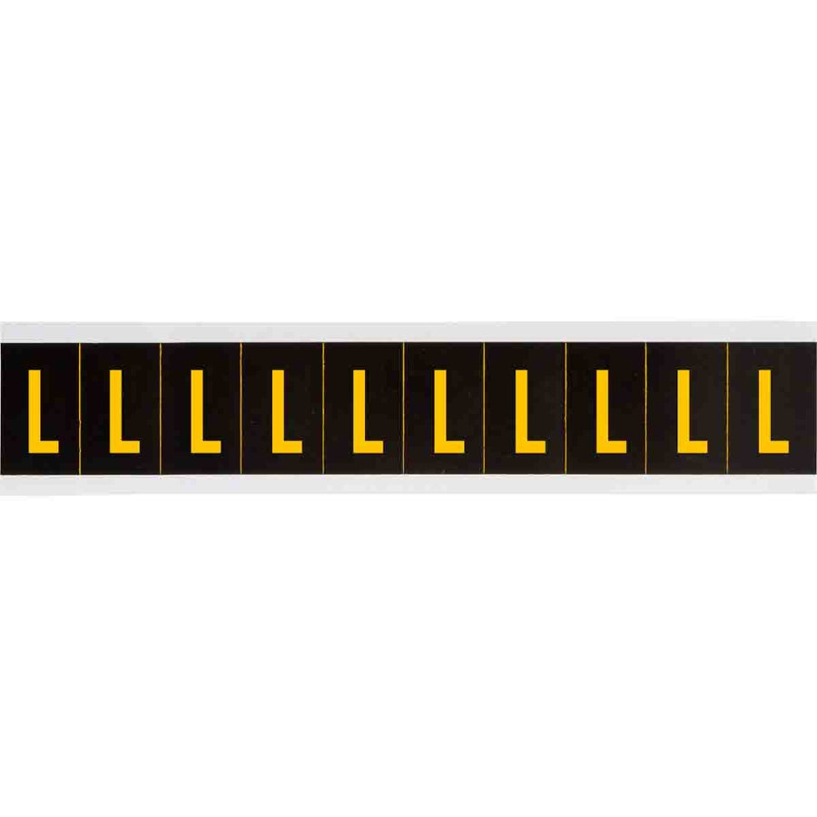 Brady 7897 - L APWA Outdoor Utility Numbers & Letters, 2 in, Letter L MTESolutions