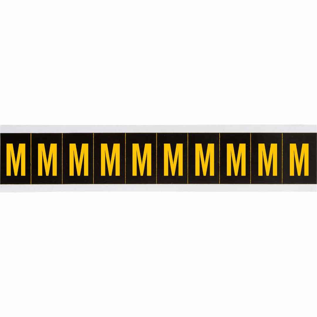 Brady 7897 - M APWA Outdoor Utility Numbers & Letters, 2 in, Letter M MTESolutions