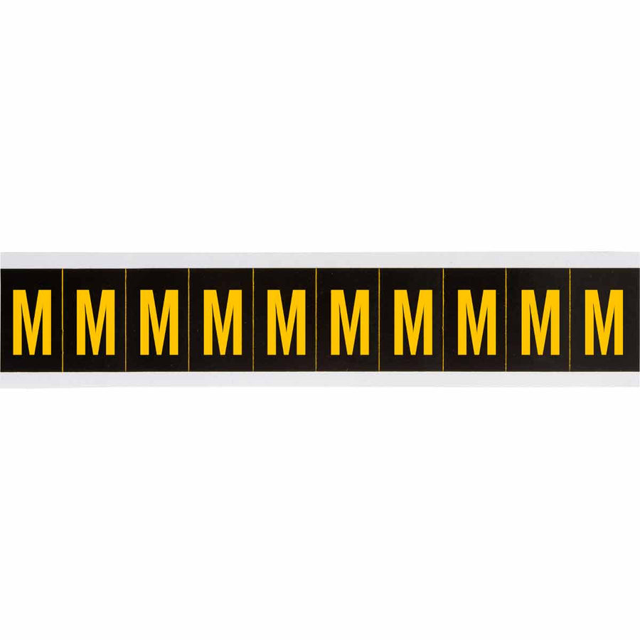 Brady 7897 - M APWA Outdoor Utility Numbers & Letters, 2 in, Letter M MTESolutions
