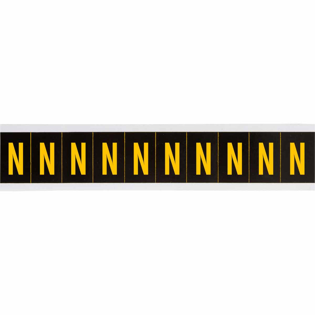 Brady 7897 - N APWA Outdoor Utility Numbers & Letters, 2 in, Letter N MTESolutions