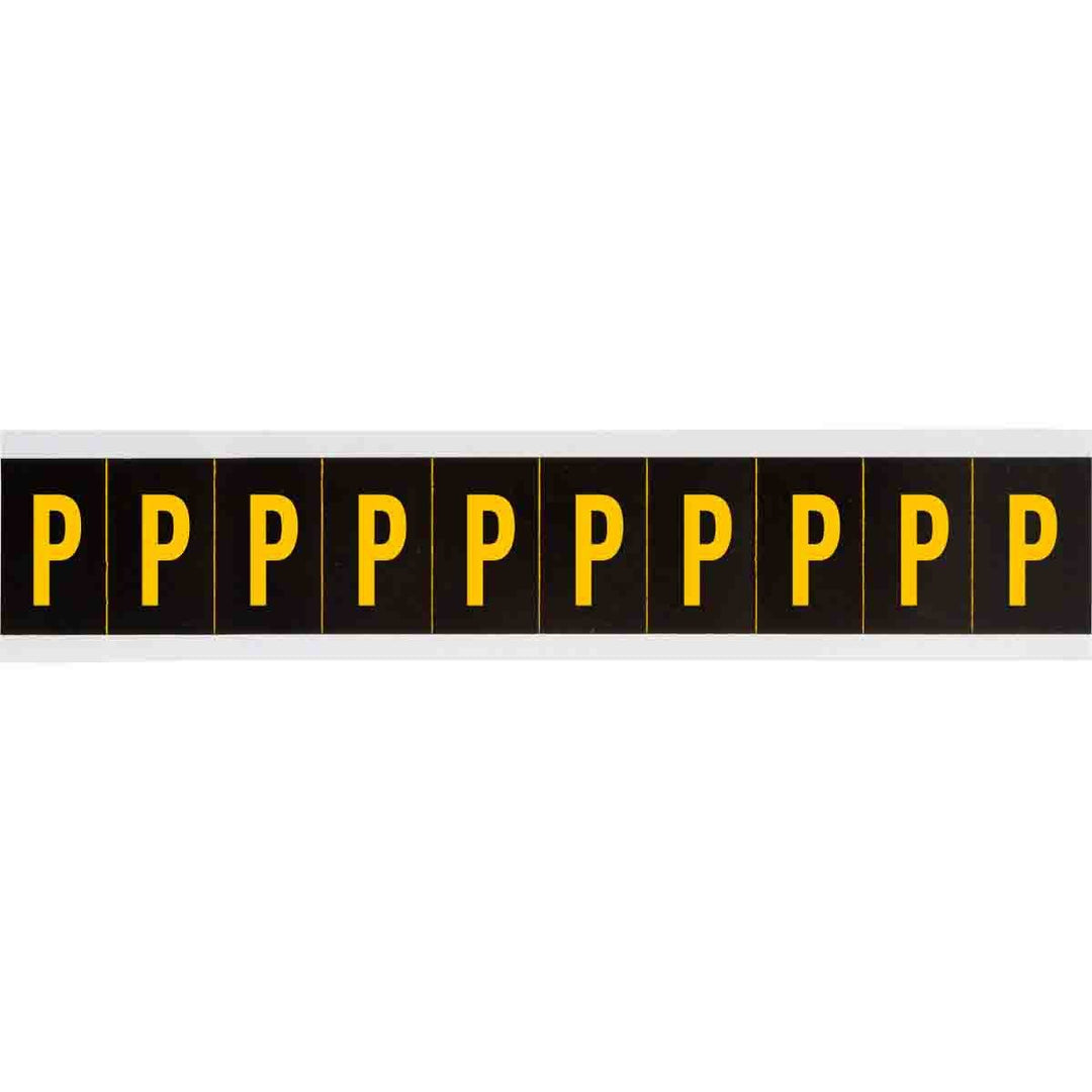 Brady 7897 - P APWA Outdoor Utility Numbers & Letters, 2 in, Letter P MTESolutions