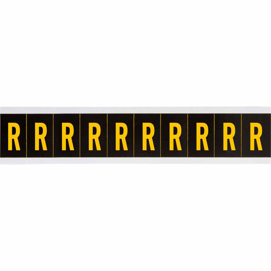 Brady 7897 - R APWA Outdoor Utility Numbers & Letters, 2 in, Letter R MTESolutions