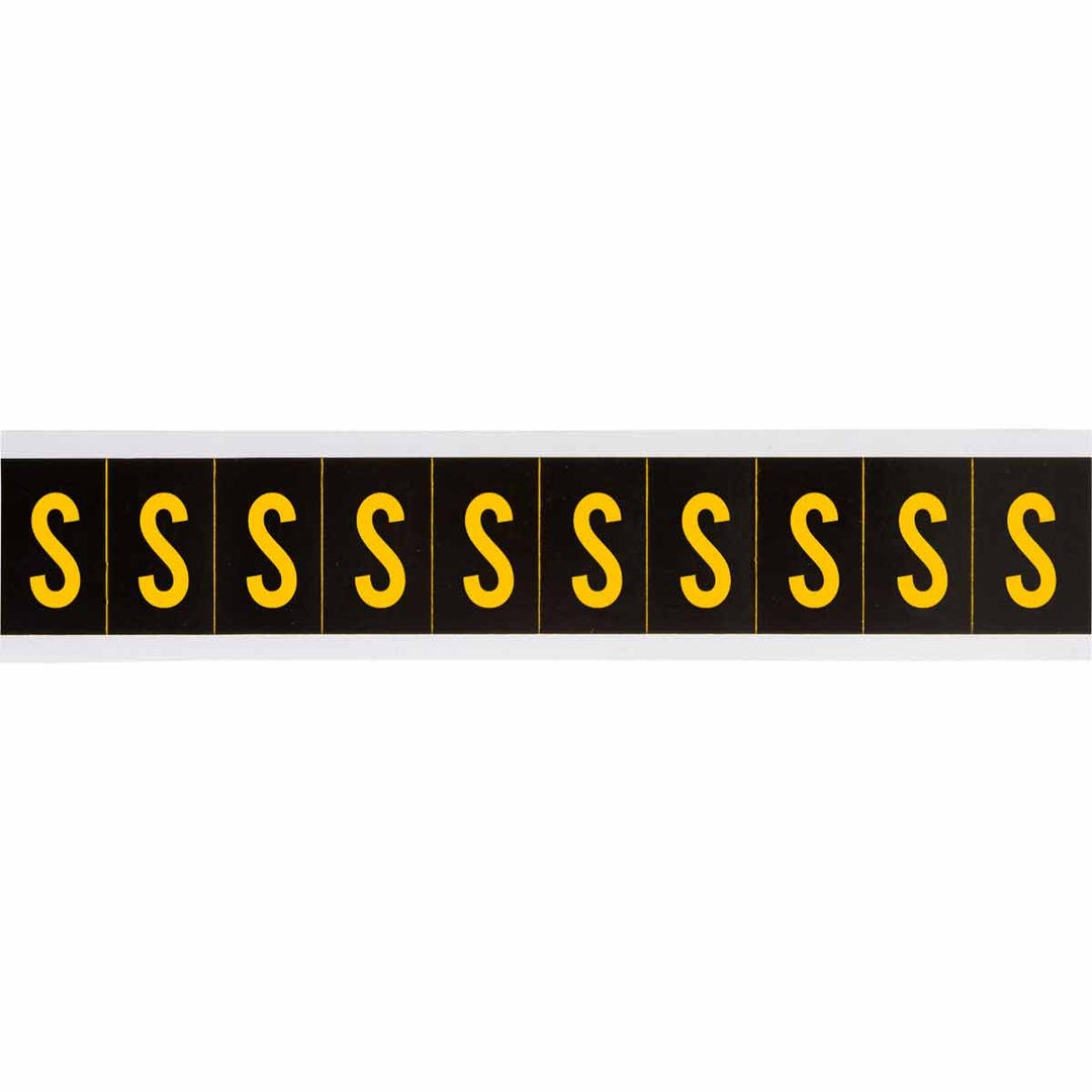 Brady 7897 - S APWA Outdoor Utility Numbers & Letters, 2 in, Letter S MTESolutions