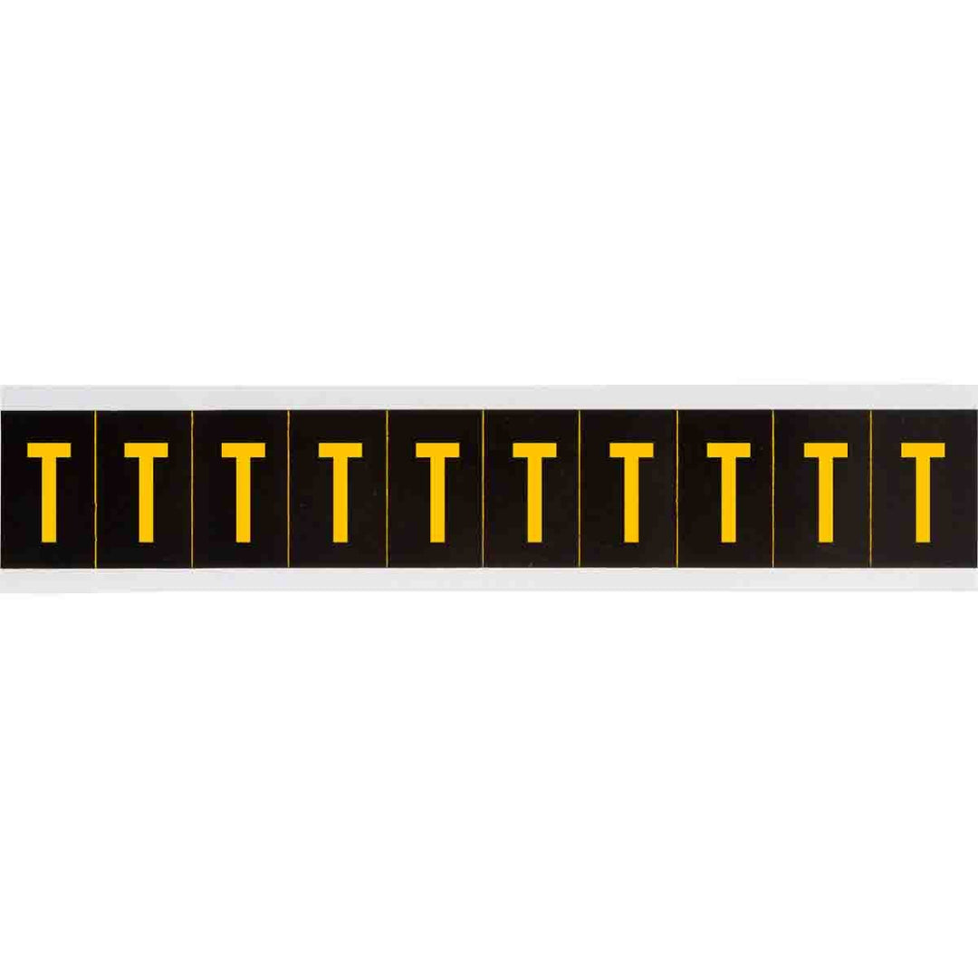Brady 7897 - T APWA Outdoor Utility Numbers & Letters, 2 in, Letter T MTESolutions