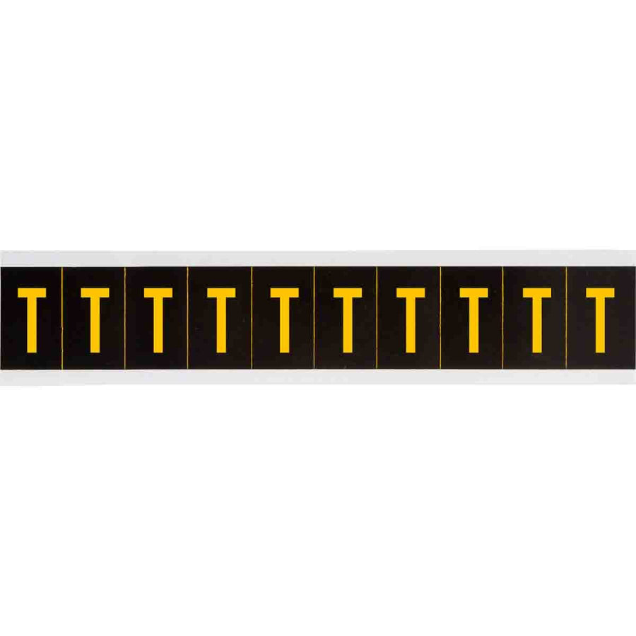 Brady 7897 - T APWA Outdoor Utility Numbers & Letters, 2 in, Letter T MTESolutions