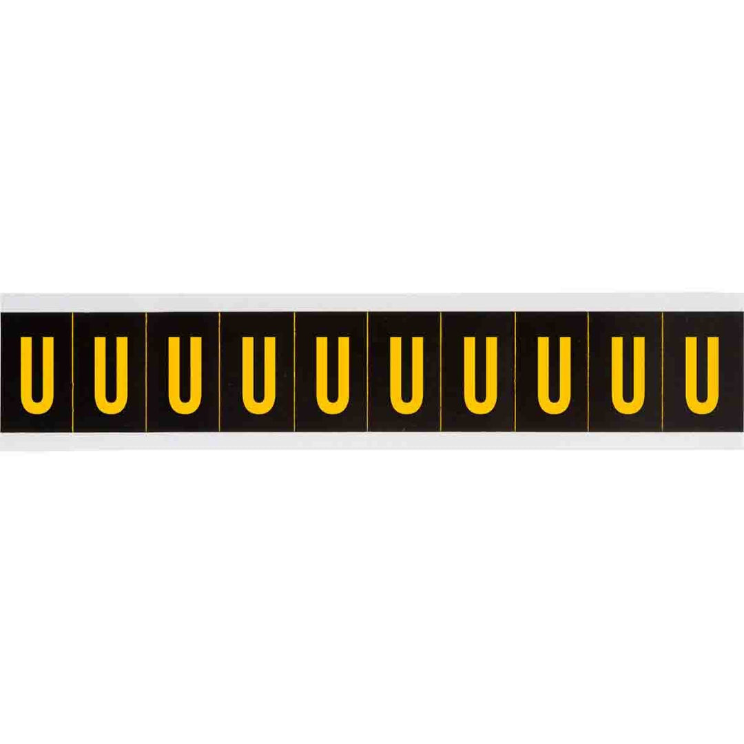 Brady 7897 - U APWA Outdoor Utility Numbers & Letters, 2 in, Letter U MTESolutions