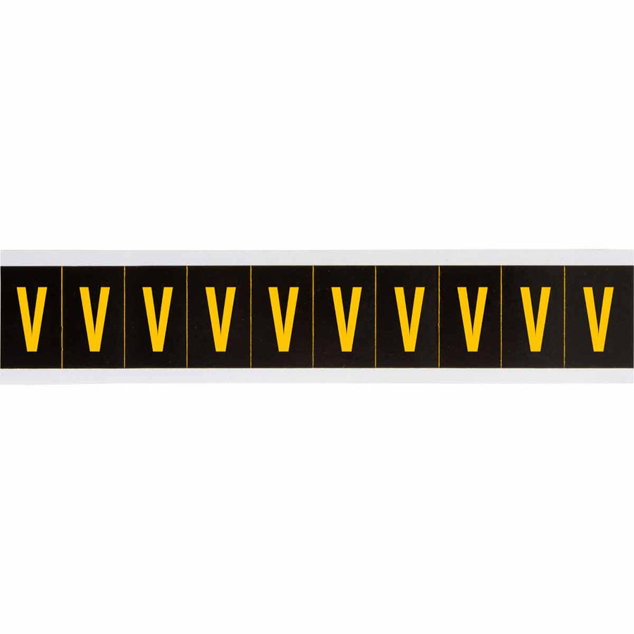 Brady 7897 - V APWA Outdoor Utility Numbers & Letters, 2 in, Letter V MTESolutions