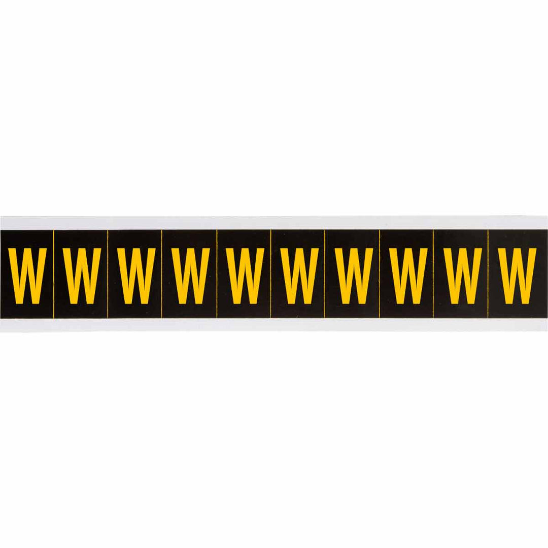 Brady 7897 - W APWA Outdoor Utility Numbers & Letters, 2 in, Letter W MTESolutions