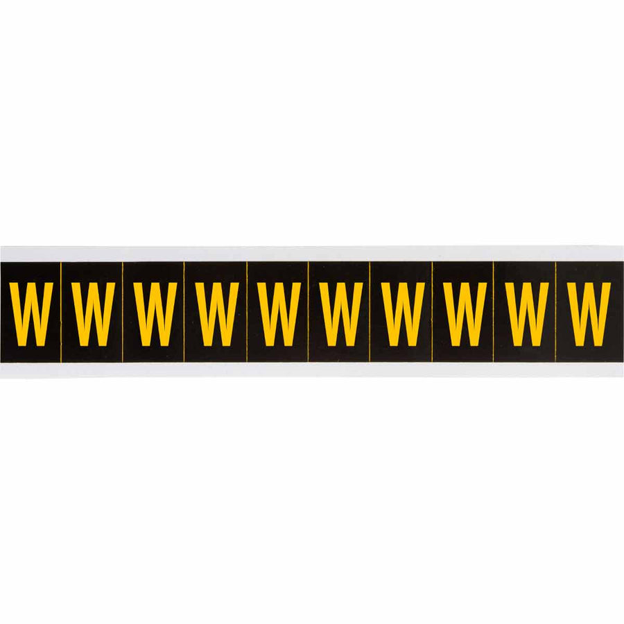 Brady 7897 - W APWA Outdoor Utility Numbers & Letters, 2 in, Letter W MTESolutions