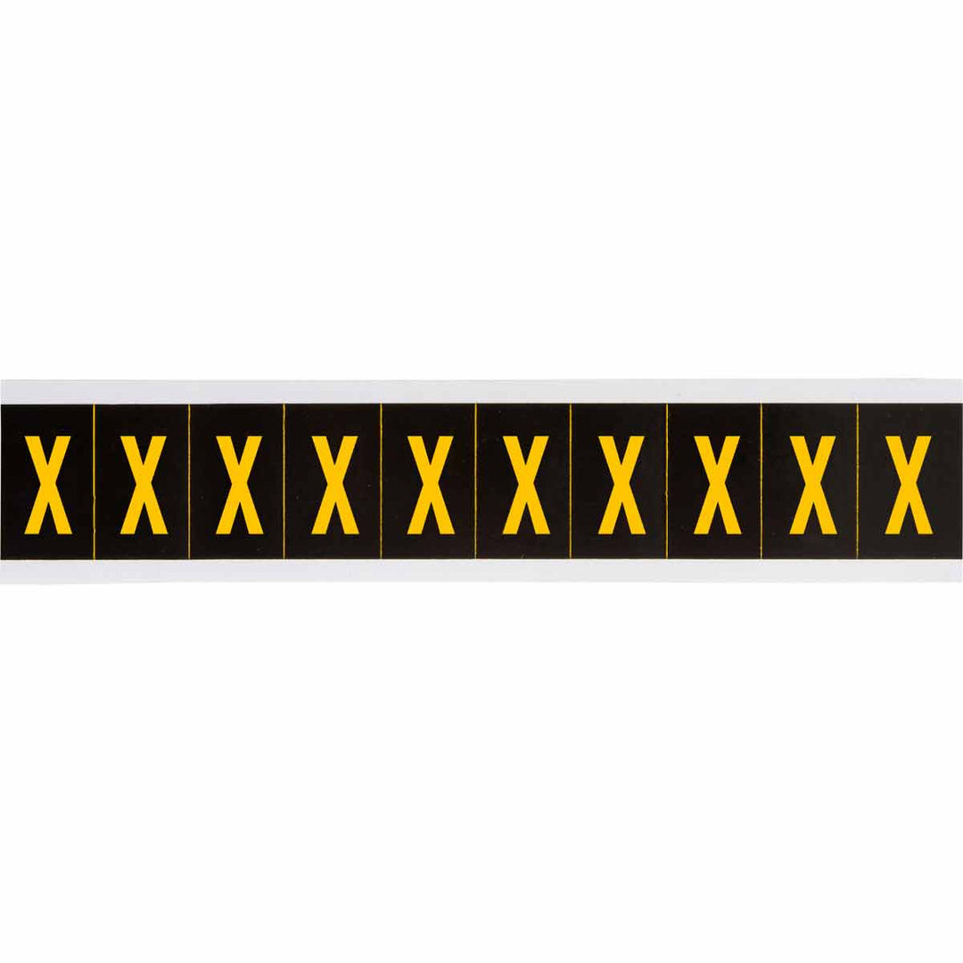 Brady 7897 - X APWA Outdoor Utility Numbers & Letters, 2 in, Letter X MTESolutions
