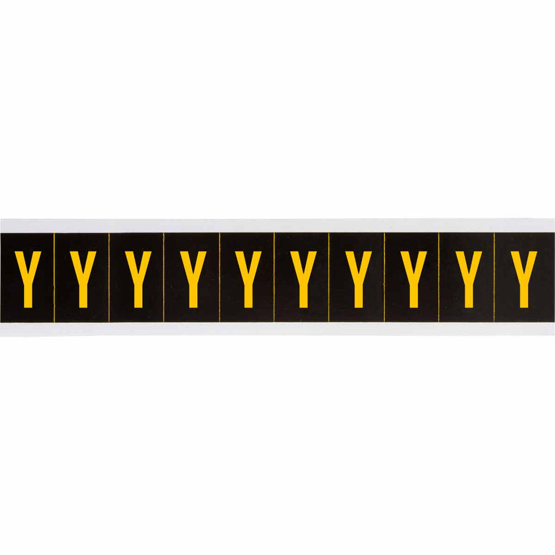 Brady 7897 - Y APWA Outdoor Utility Numbers & Letters, 2 in, Letter Y MTESolutions