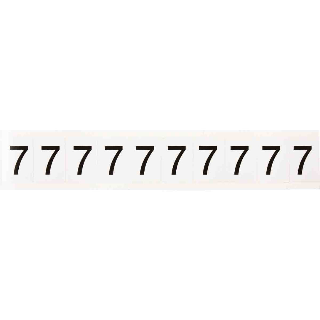 Brady 9713 - 7 97 Series Indoor - Outdoor Number & Letters, 1 in, Number 7 MTESolutions