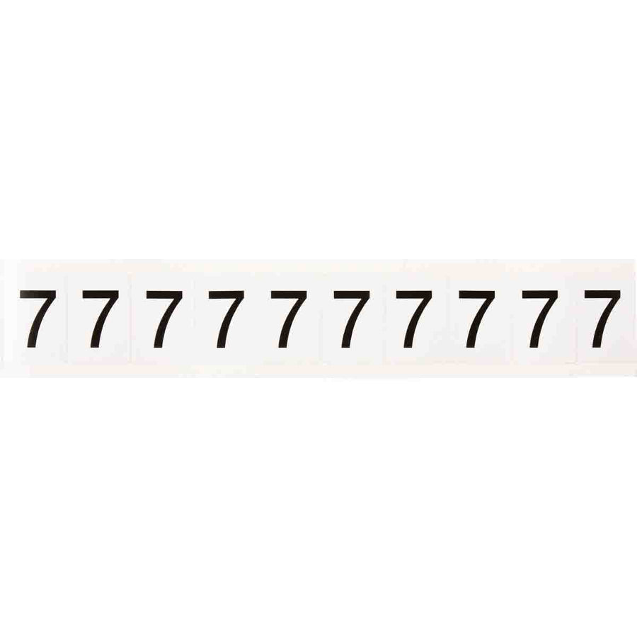 Brady 9713 - 7 97 Series Indoor - Outdoor Number & Letters, 1 in, Number 7 MTESolutions
