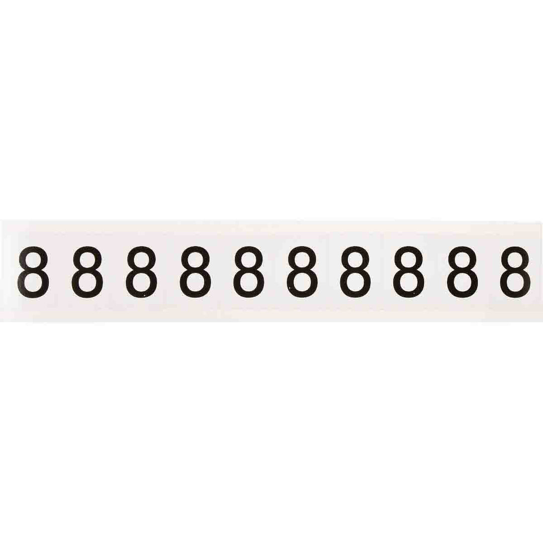Brady 9713 - 8 97 Series Indoor - Outdoor Number & Letters, 1 in, Number 8 MTESolutions