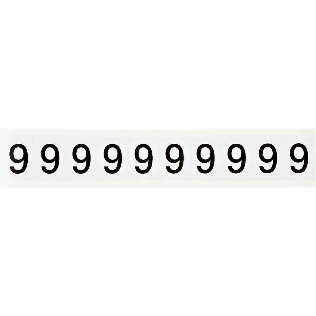 Brady 9713 - 9 97 Series Indoor - Outdoor Number & Letters, 1 in, Number 9 MTESolutions