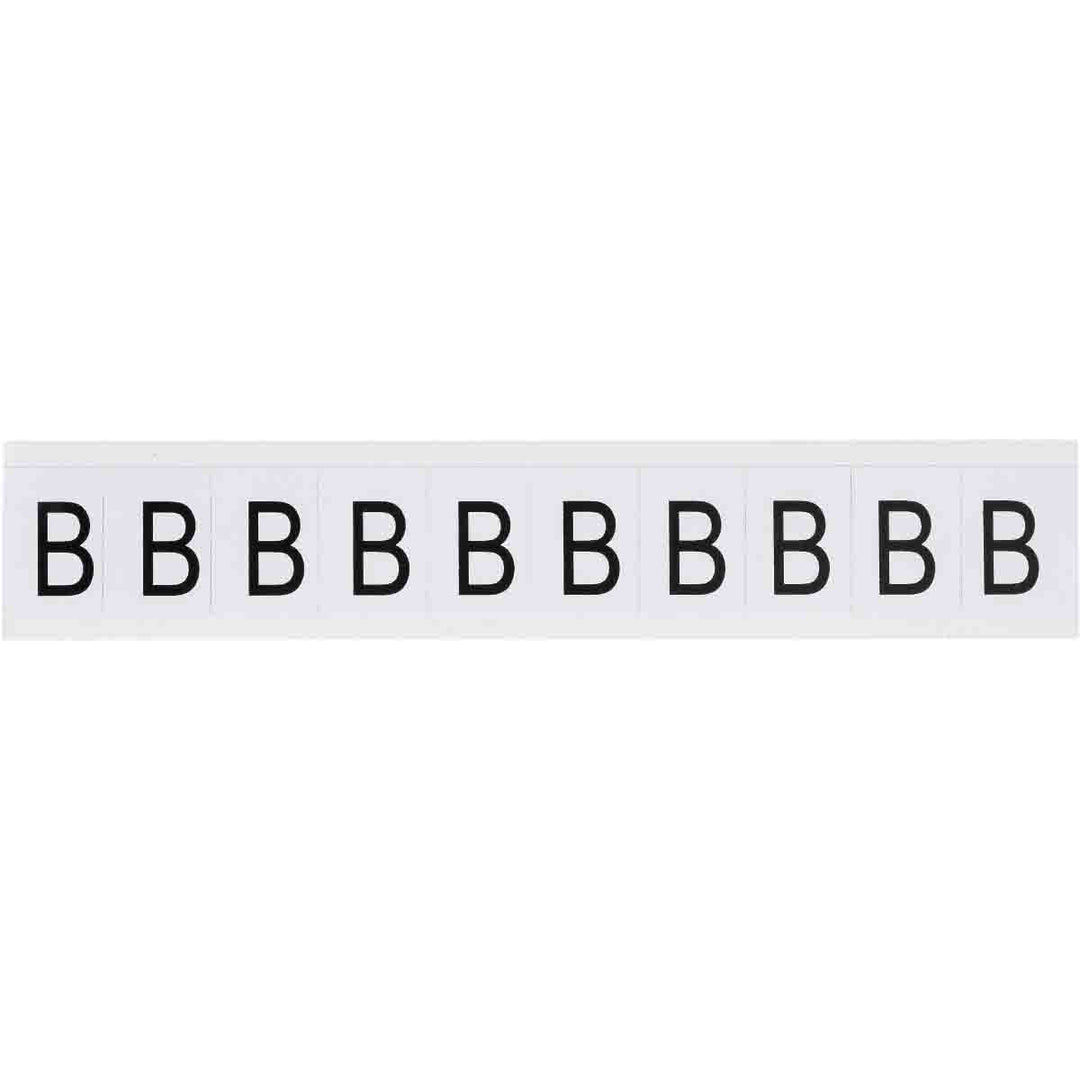 Brady 9713 - B 97 Series Indoor - Outdoor Number & Letters, 1 in, Letter B MTESolutions