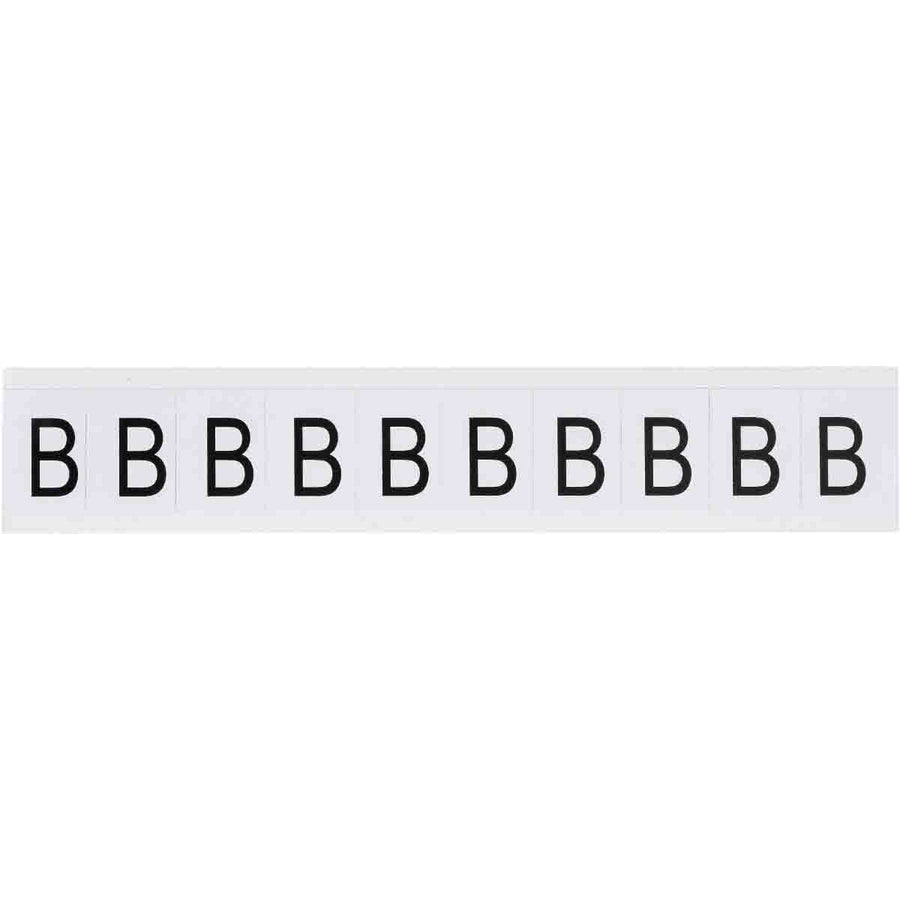 Brady 9713 - B 97 Series Indoor - Outdoor Number & Letters, 1 in, Letter B MTESolutions