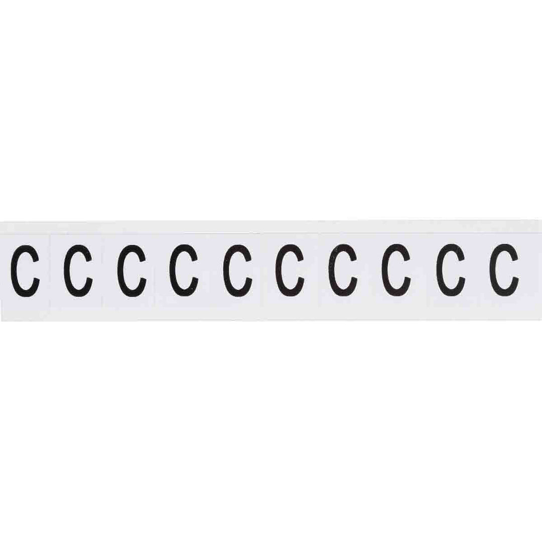 Brady 9713 - C 97 Series Indoor - Outdoor Number & Letters, 1 in, Letter C MTESolutions