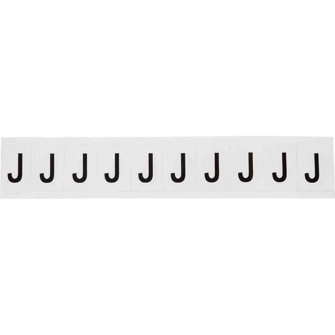 Brady 9713 - J 97 Series Indoor - Outdoor Number & Letters, 1 in, Letter J MTESolutions