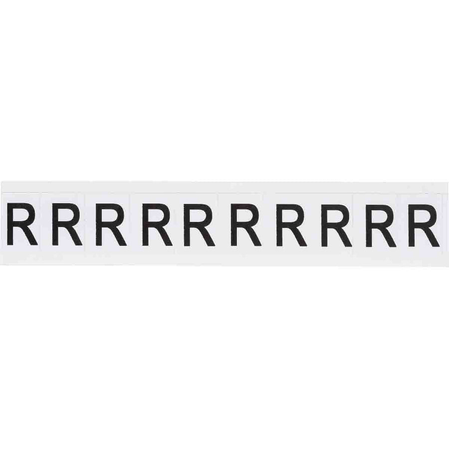 Brady 9713 - R 97 Series Indoor - Outdoor Number & Letters, 1 in, Letter R MTESolutions