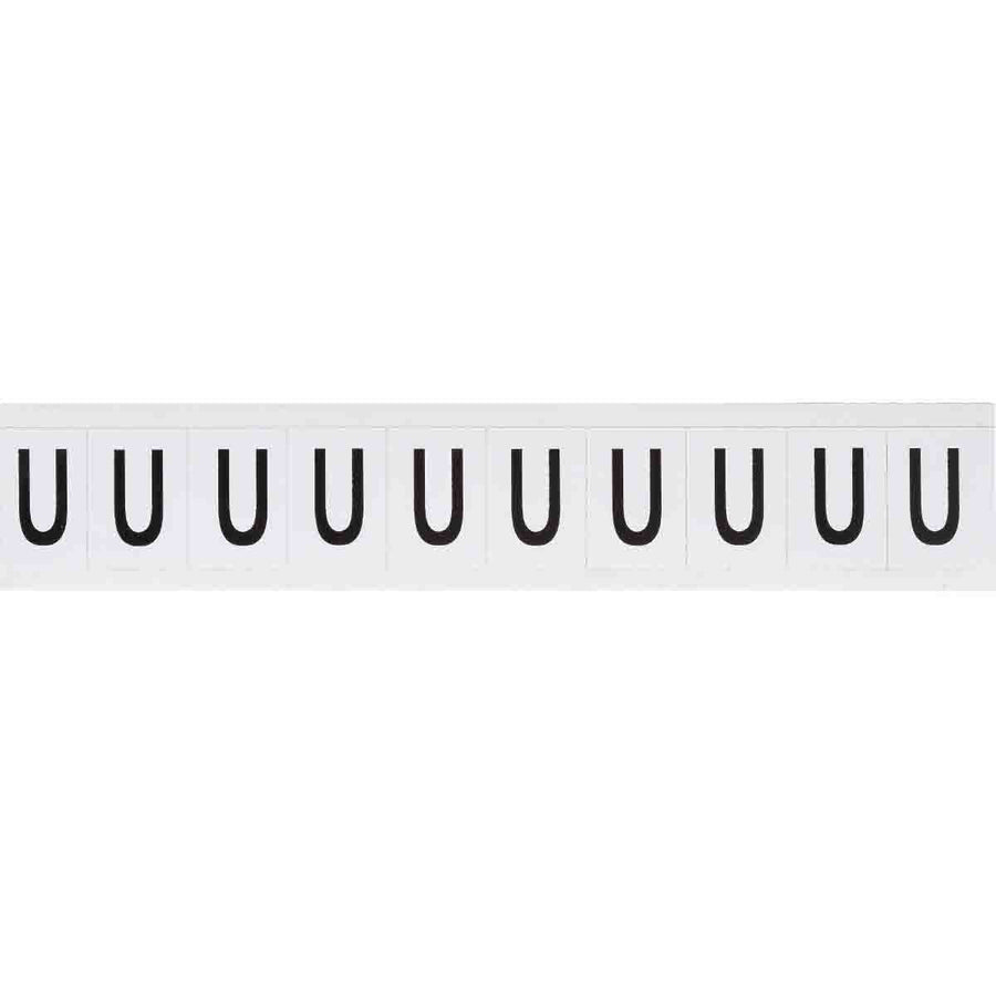 Brady 9713 - U 97 Series Indoor - Outdoor Number & Letters, 1 in, Letter U MTESolutions
