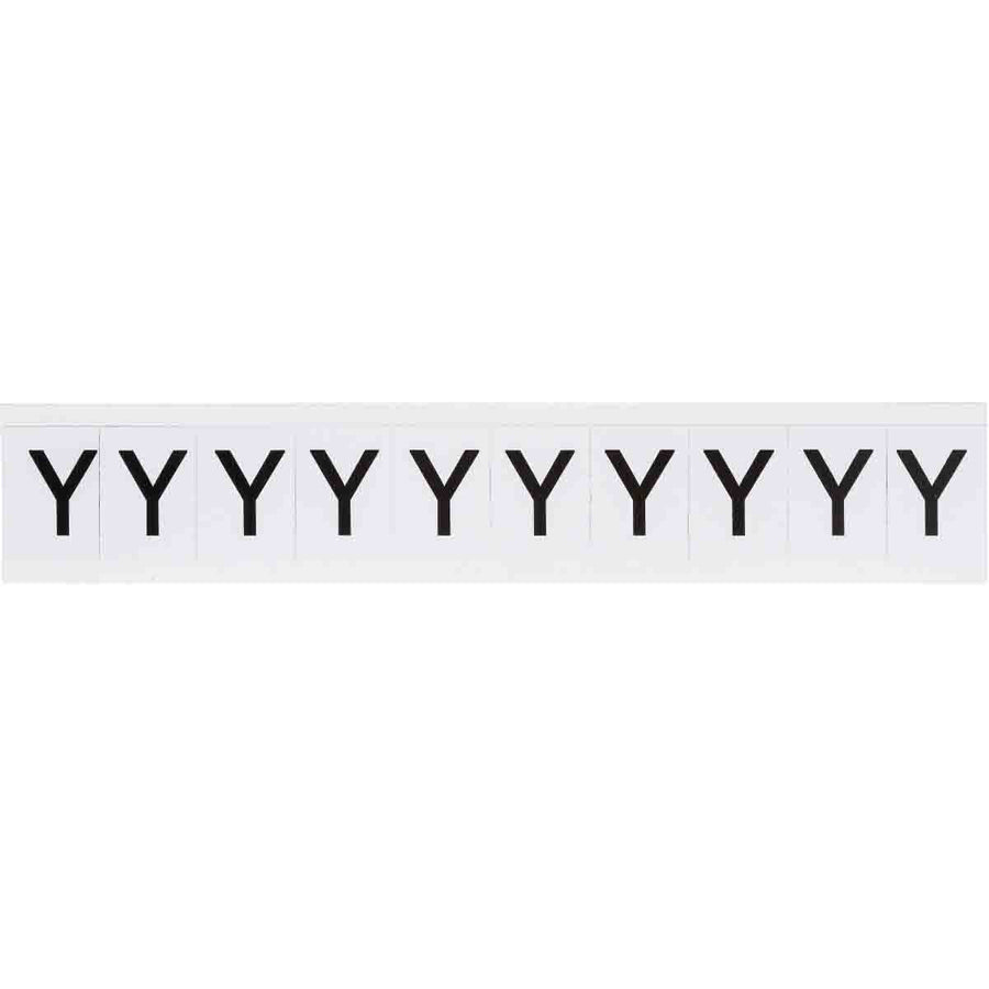 Brady 9713 - Y 97 Series Indoor - Outdoor Number & Letters, 1 in, Letter Y MTESolutions
