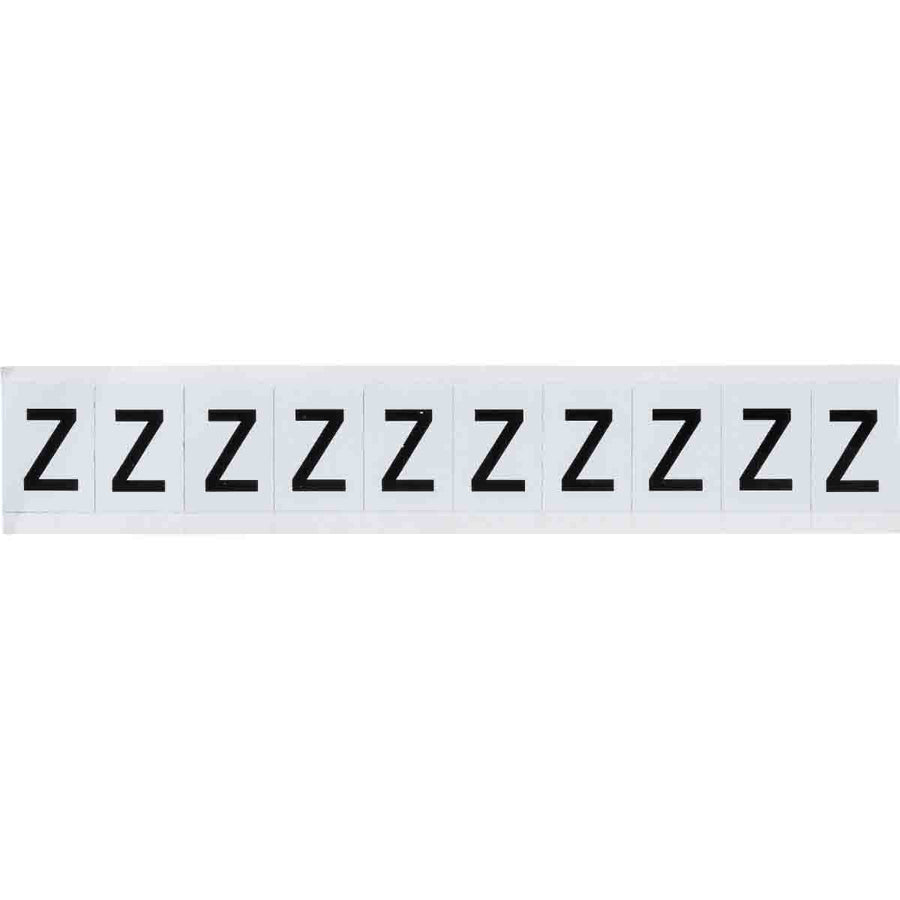 Brady 9713 - Z 97 Series Indoor - Outdoor Number & Letters, 1 in, Letter Z MTESolutions