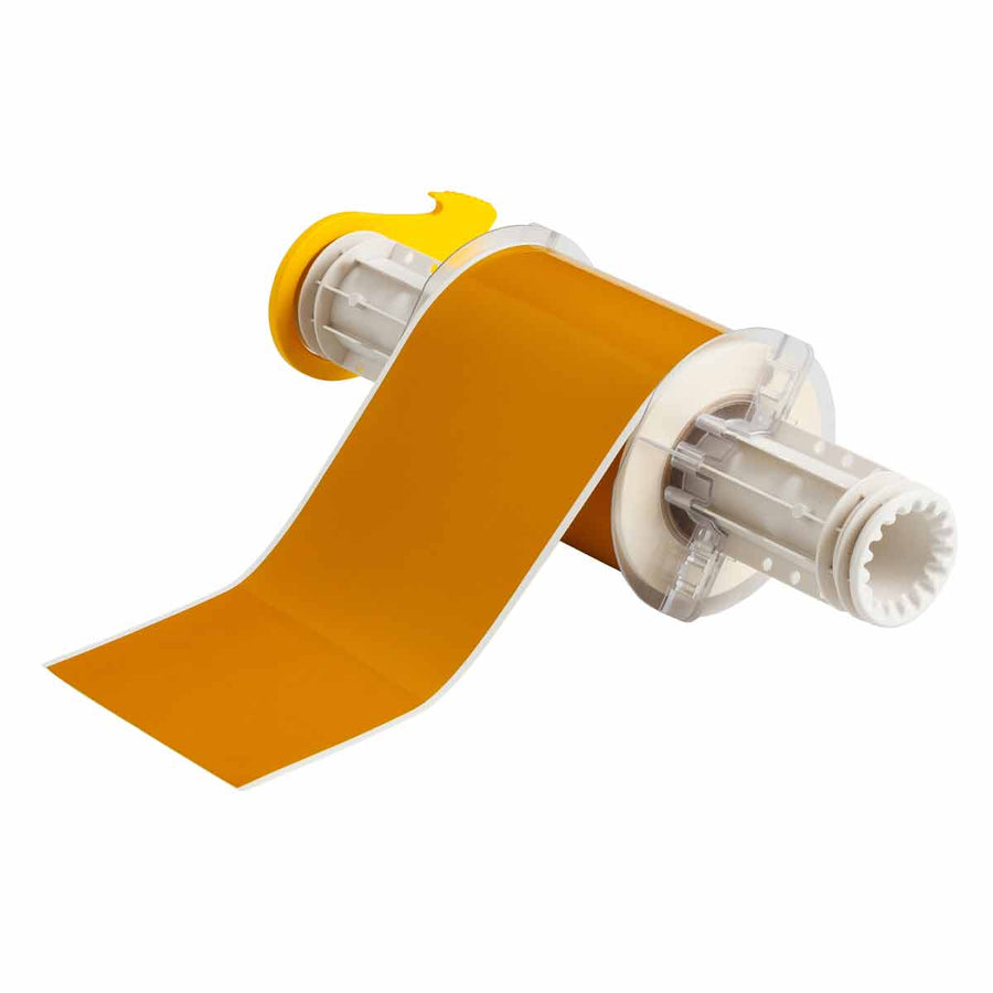 Brady 99167 Low - Halide Multi - Purpose Polyester Label Tape for BBP85 Printer, Ochre, 6 in x 50 ft MTESolutions