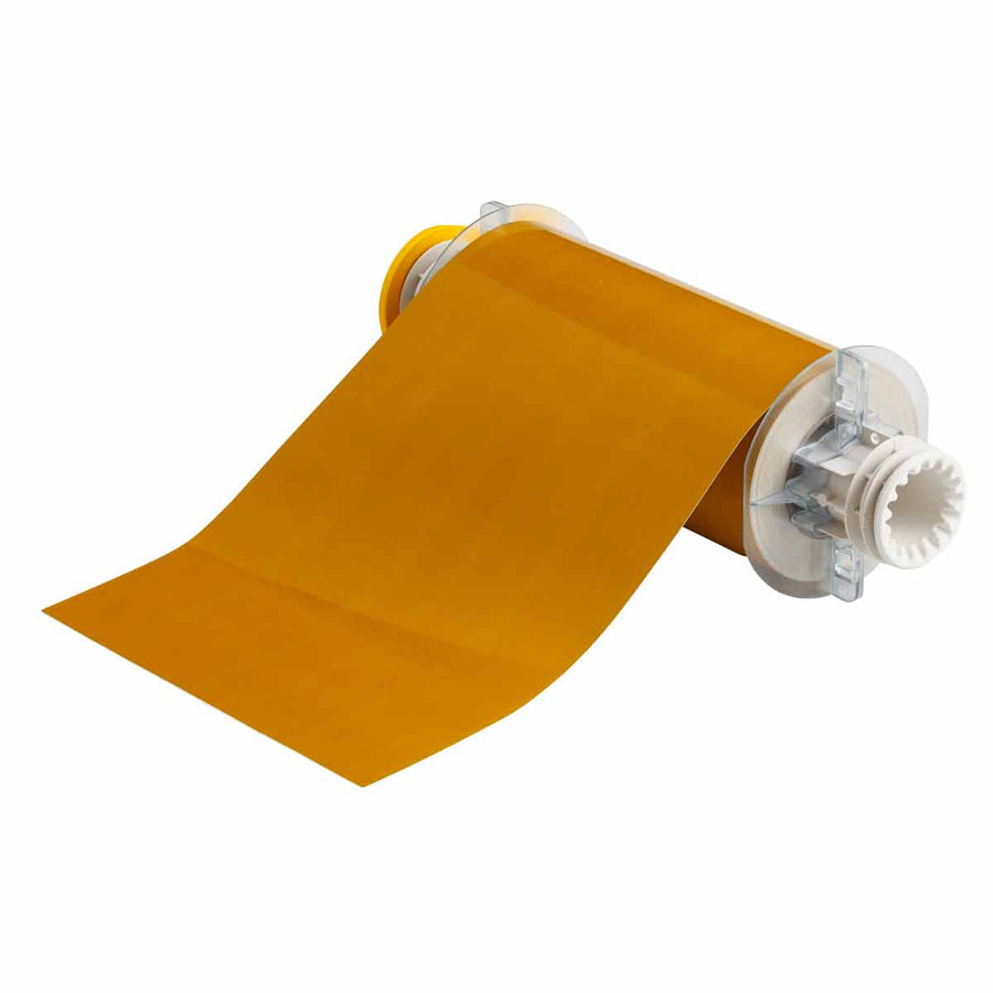 Brady 99169 Low - Halide Multi - Purpose Polyester Label Tape for BBP85 Printer, Ochre, 7 in x 50 ft MTESolutions